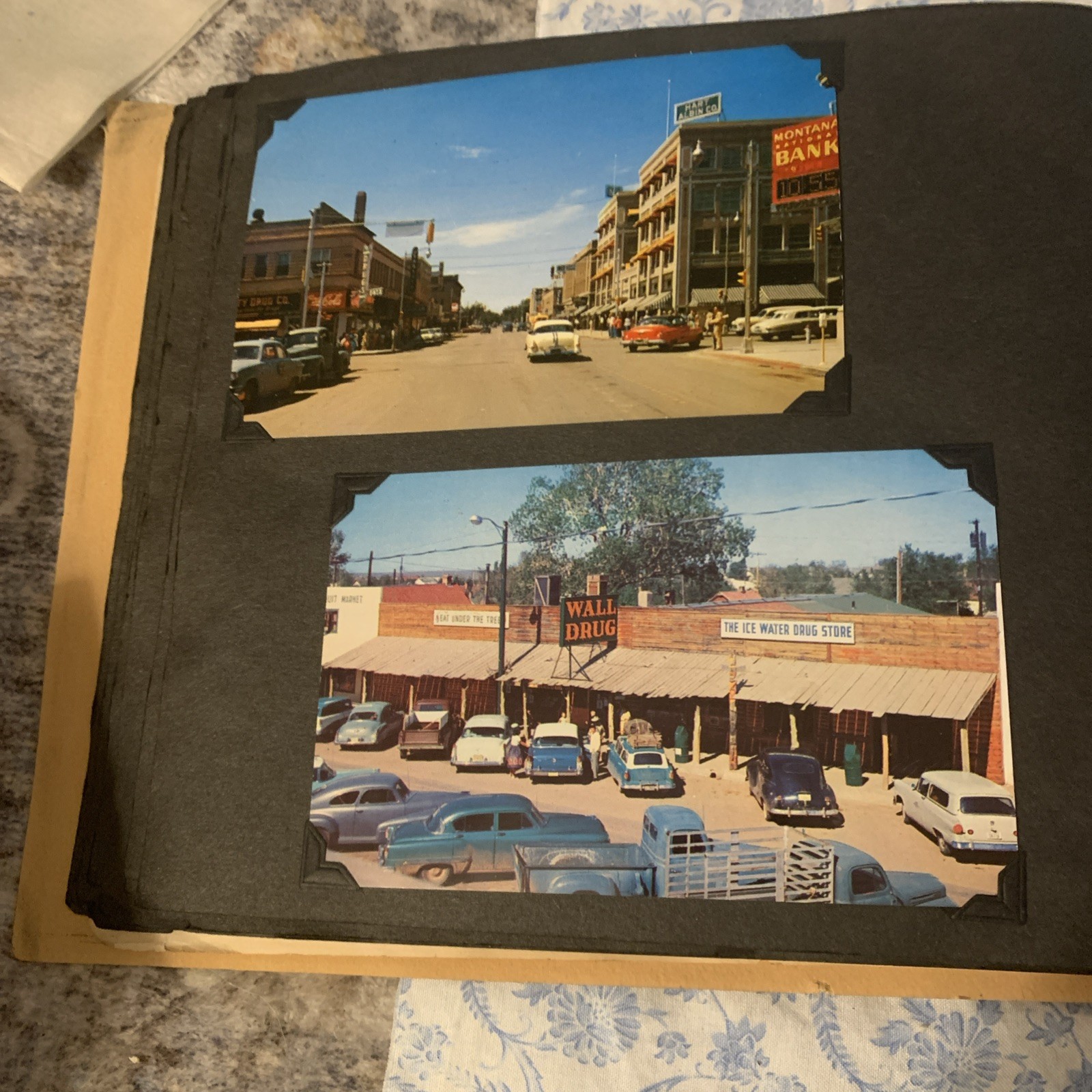 Yellowstone National Park & Western Trip Leather Photo Album W/RPC’s
