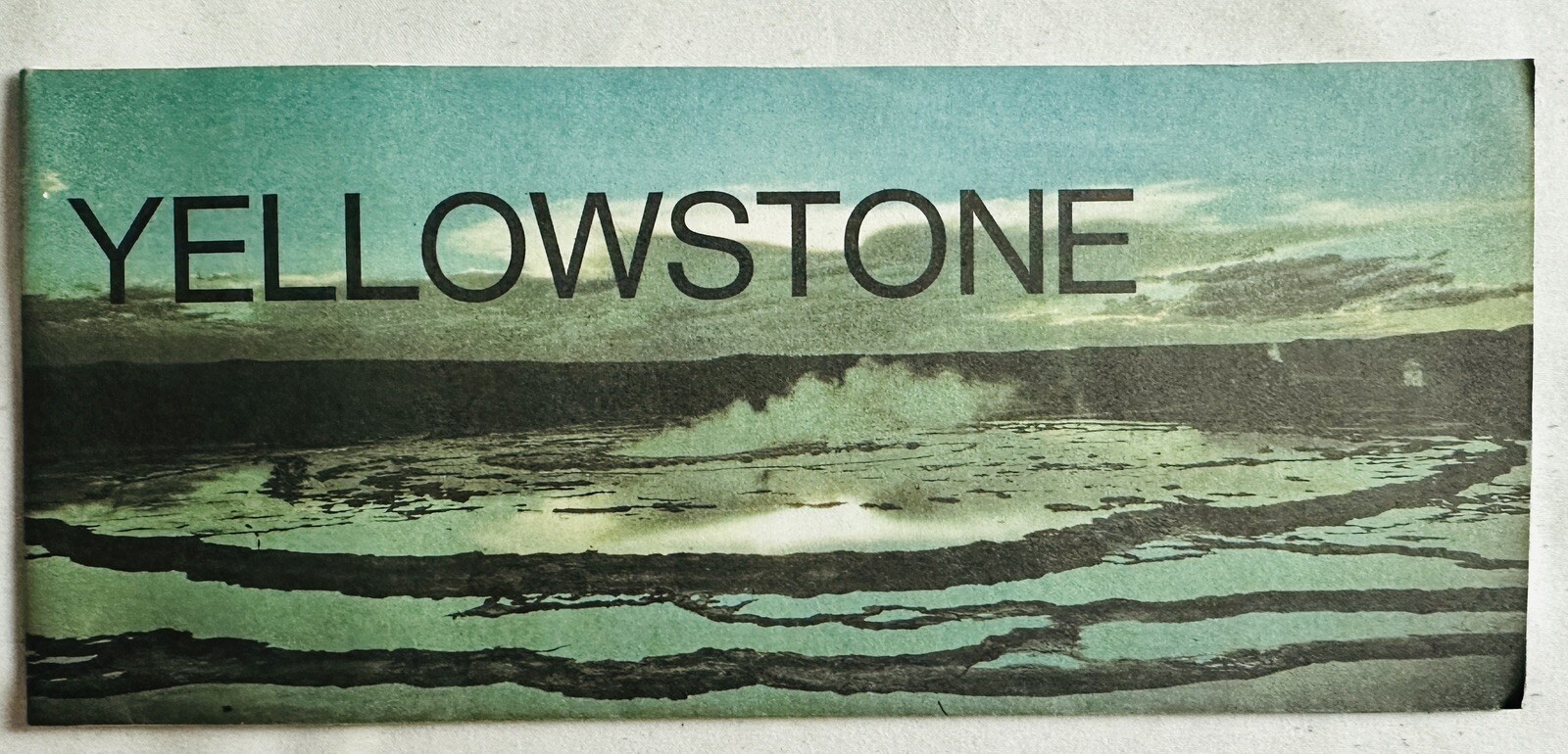 Lot of 2 1975 & 1969 Travel Brochures Yellowstone National Park Map Ephemera
