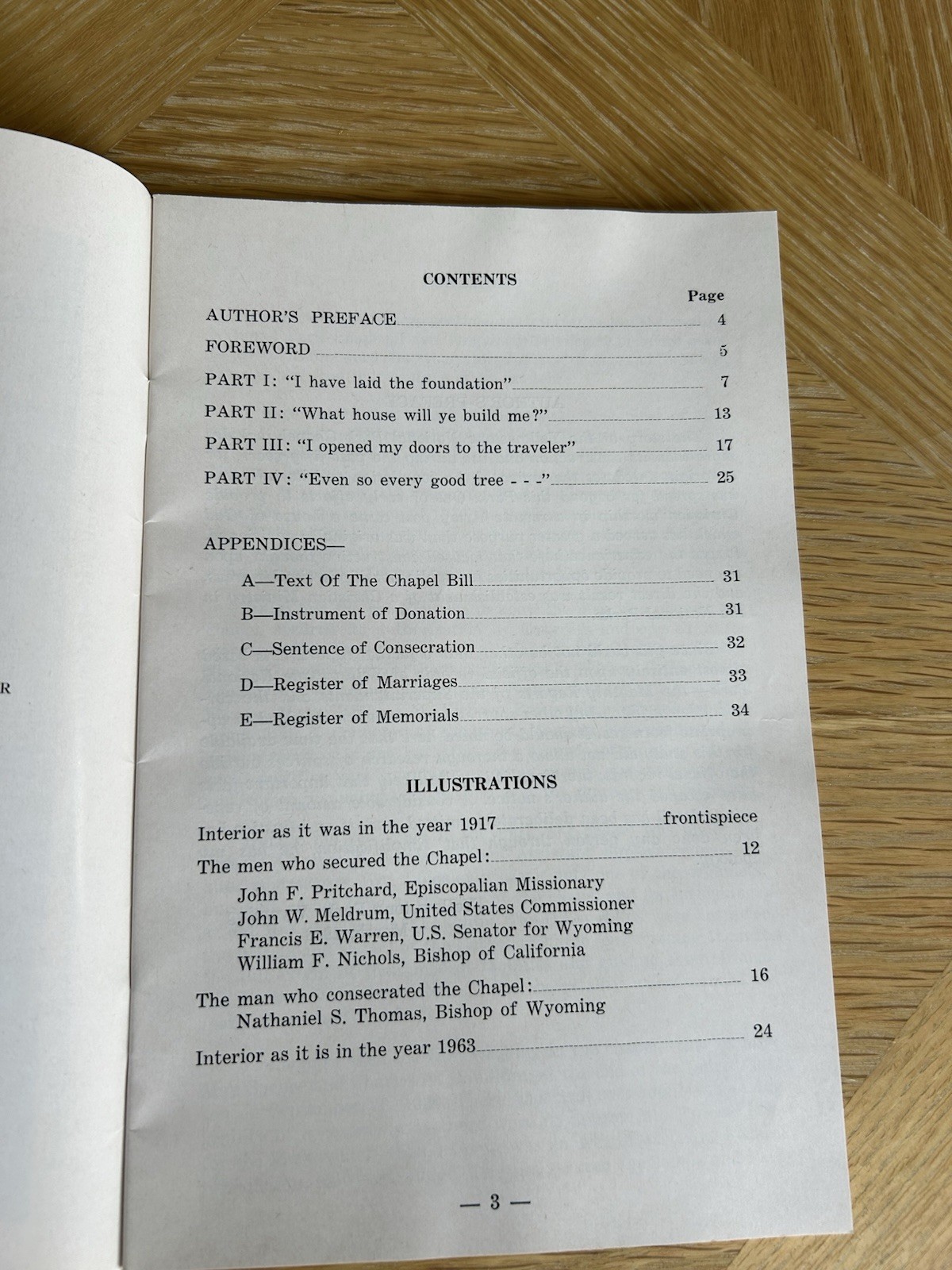 A History of Yellowstone Park Chapel Vintage 1963 by Aubrey Haines