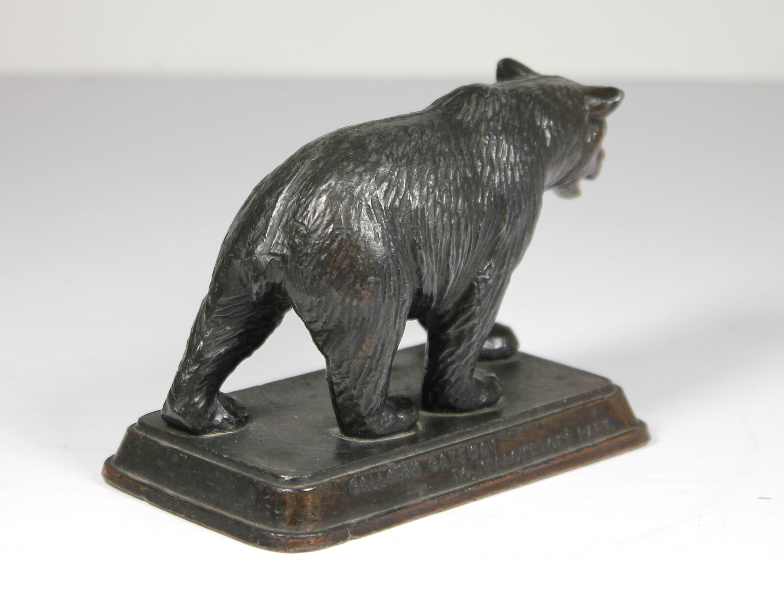 Antique YELLOWSTONE BEAR Fiqure Gallatin Gateway Railroad Souvenir Puget Sound
