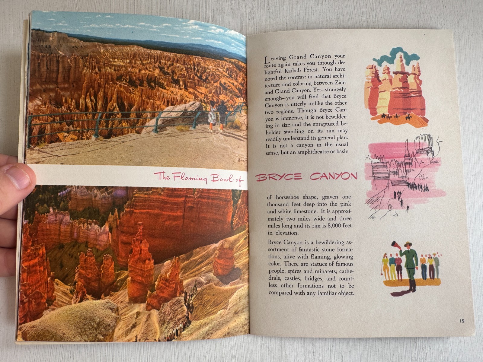 1951 Union Pacific Railroad Travel Guide for Zion, Bryce & Grand Canyon