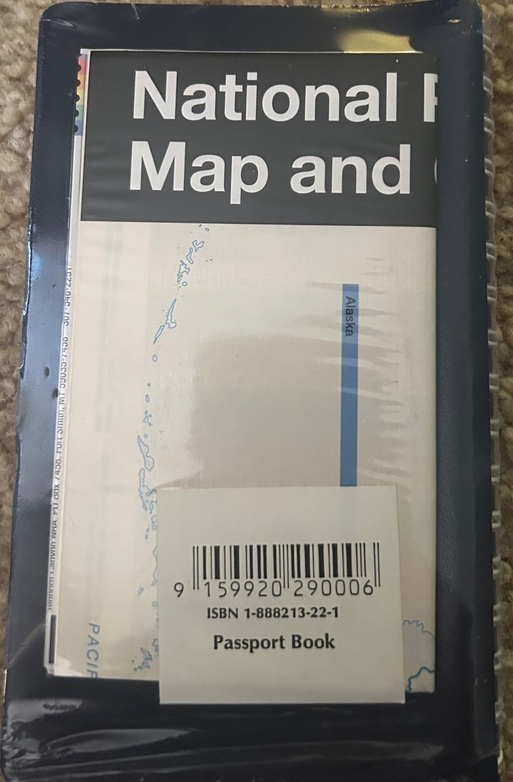 Passport To Your National Parks in shrink wrap w/map Stamp Book