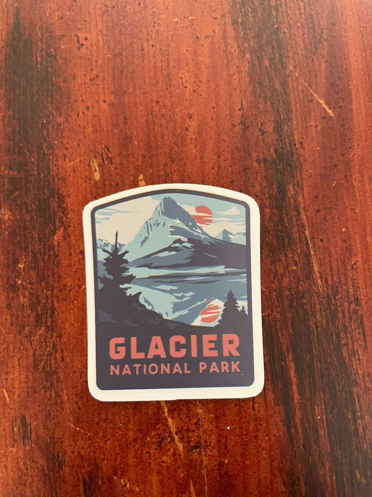 Glacier National Park Outdoor Wilderness Sticker Decal