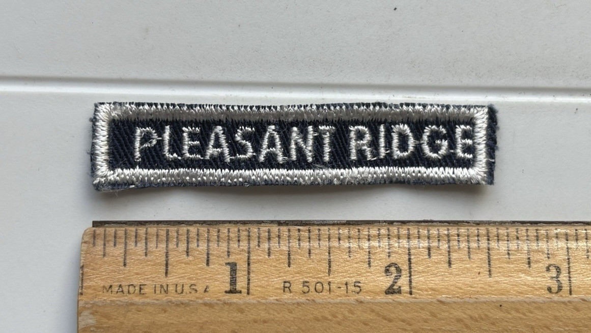 Pleasant Ridge State Park South Carolina Camper Camping Tab Badge Patch Segment