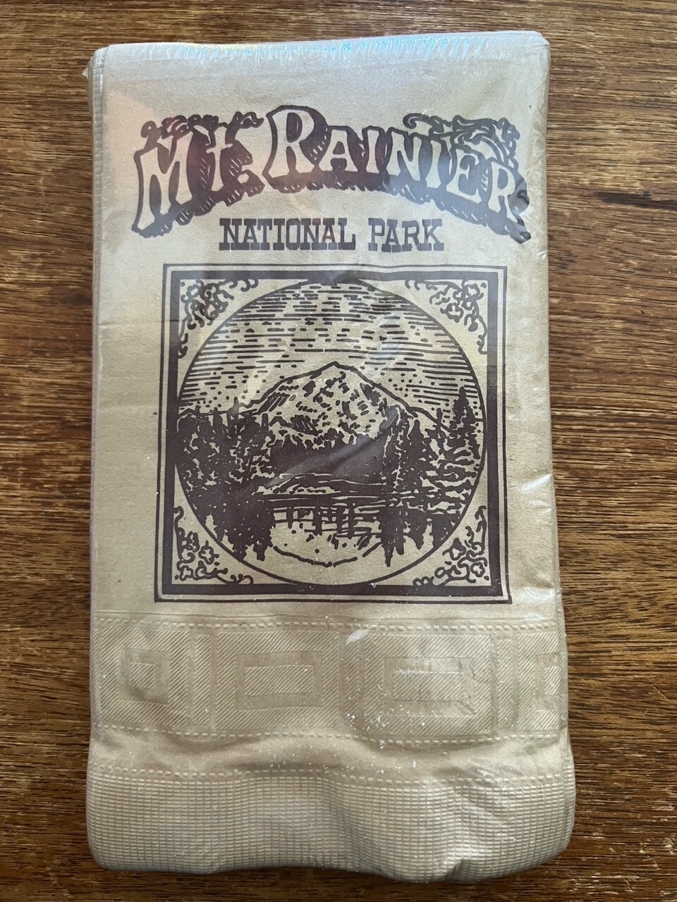Vintage_Mt. Rainier National Park_Souvenir_Napkins_New_Sealed_C00L_cHECK iT_