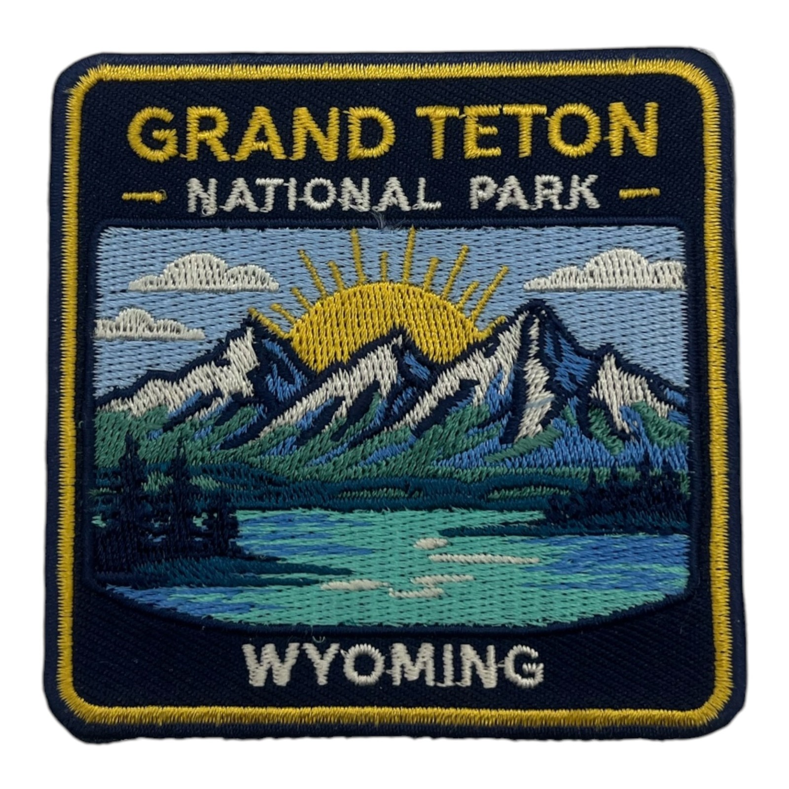 Grand Teton National Park Patch 3” Iron On Embroidered Wyoming Badge