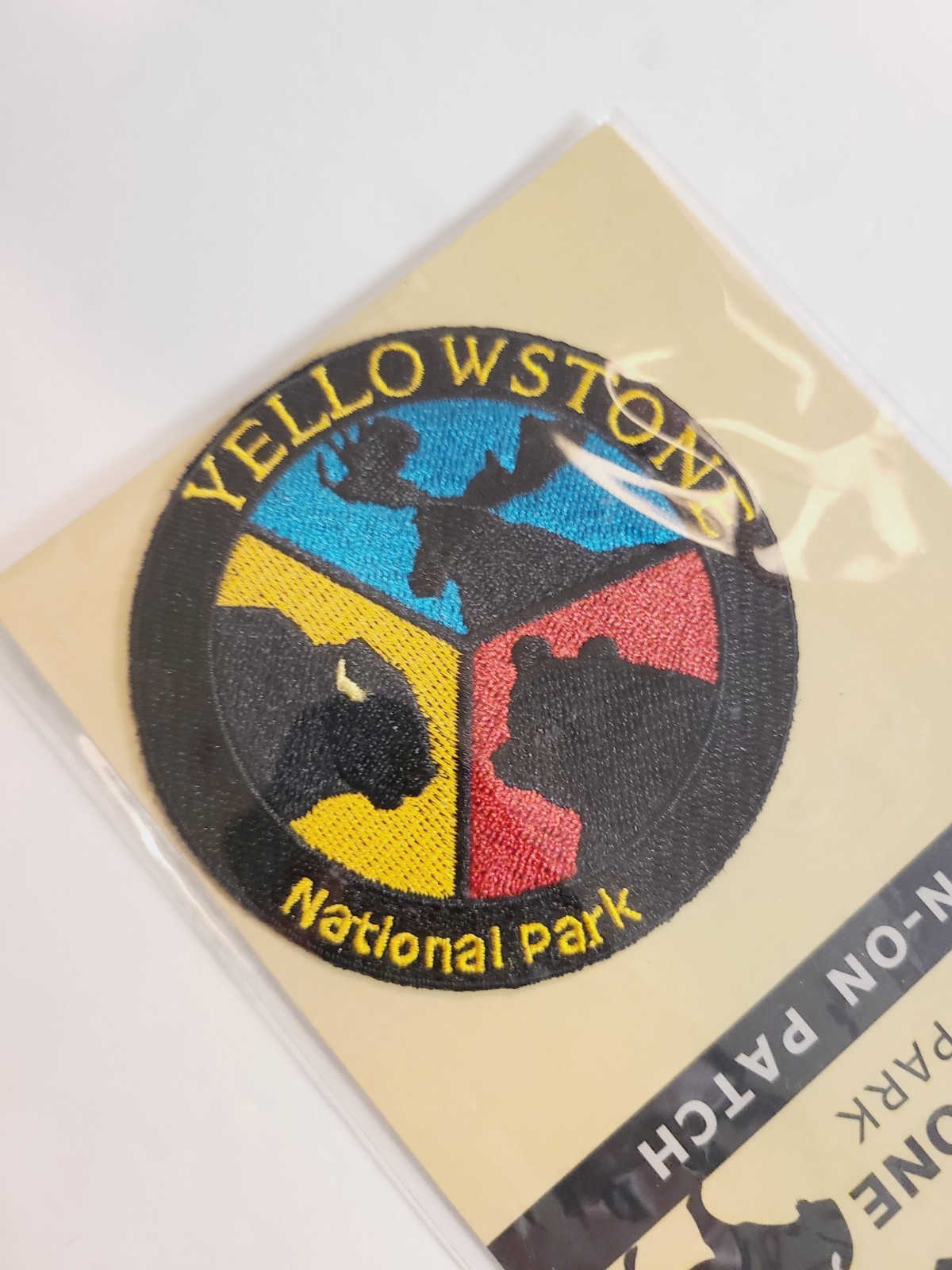NEW Yellowstone National Park Commemorative Travel Iron On Patch Moose Bison…