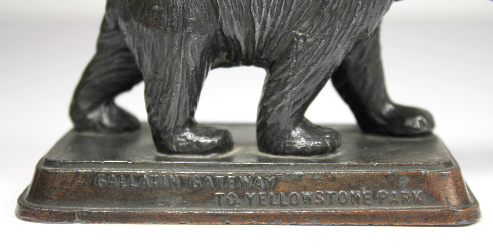 Antique YELLOWSTONE BEAR Fiqure Gallatin Gateway Railroad Souvenir Puget Sound