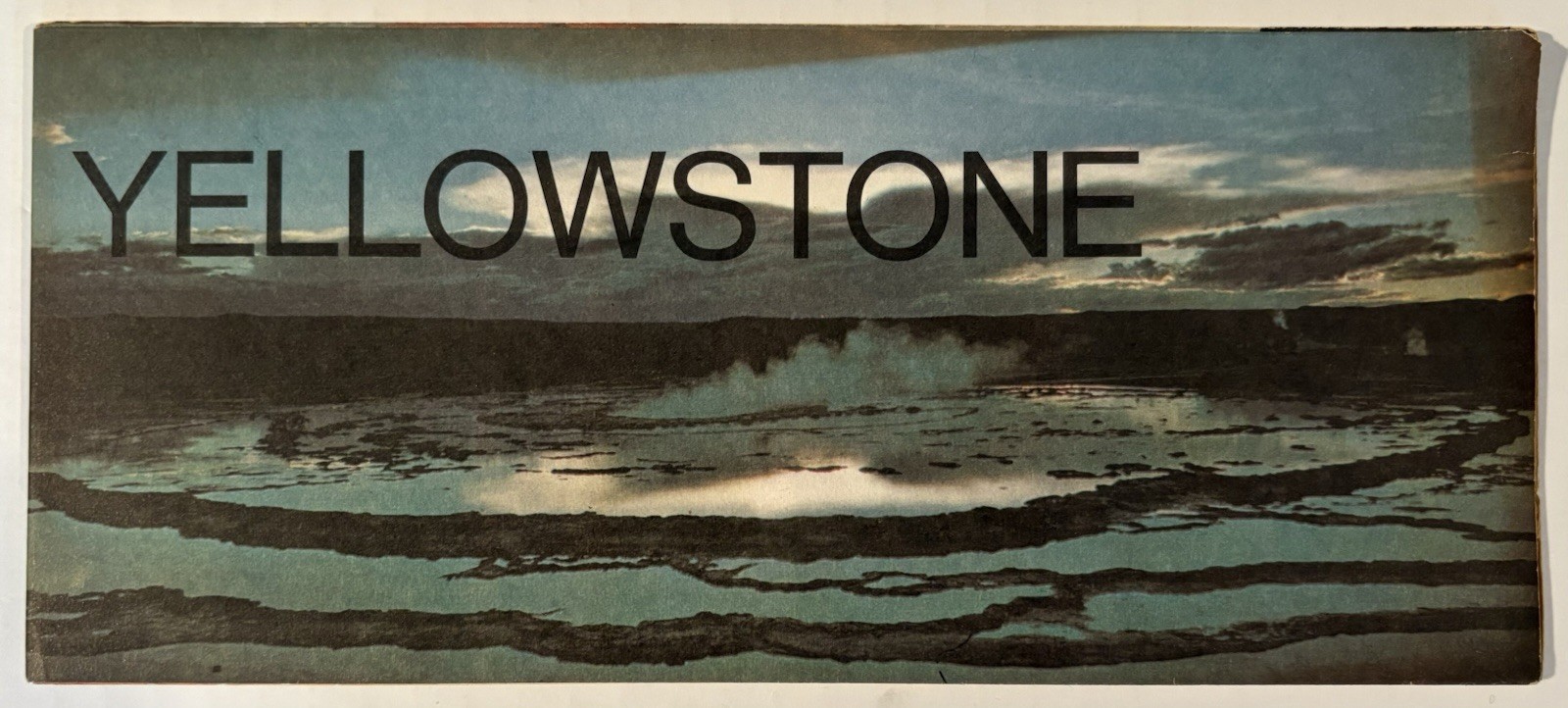 1975 Yellowstone National Park Tourist Visitors Guide & Map Brochure