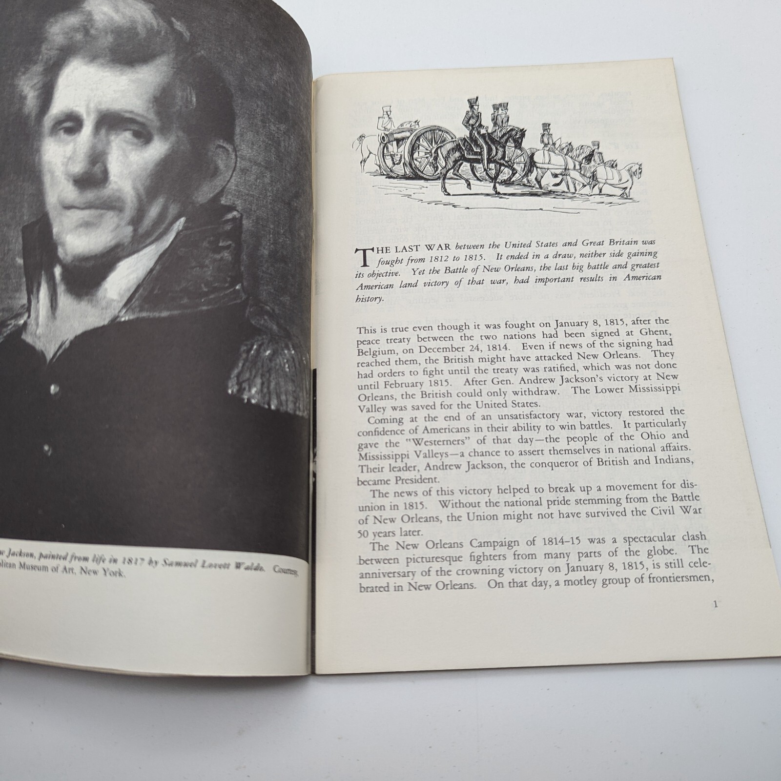 Vtg 1961 Louisiana History Chalmette National Historic Park Booklet Guide