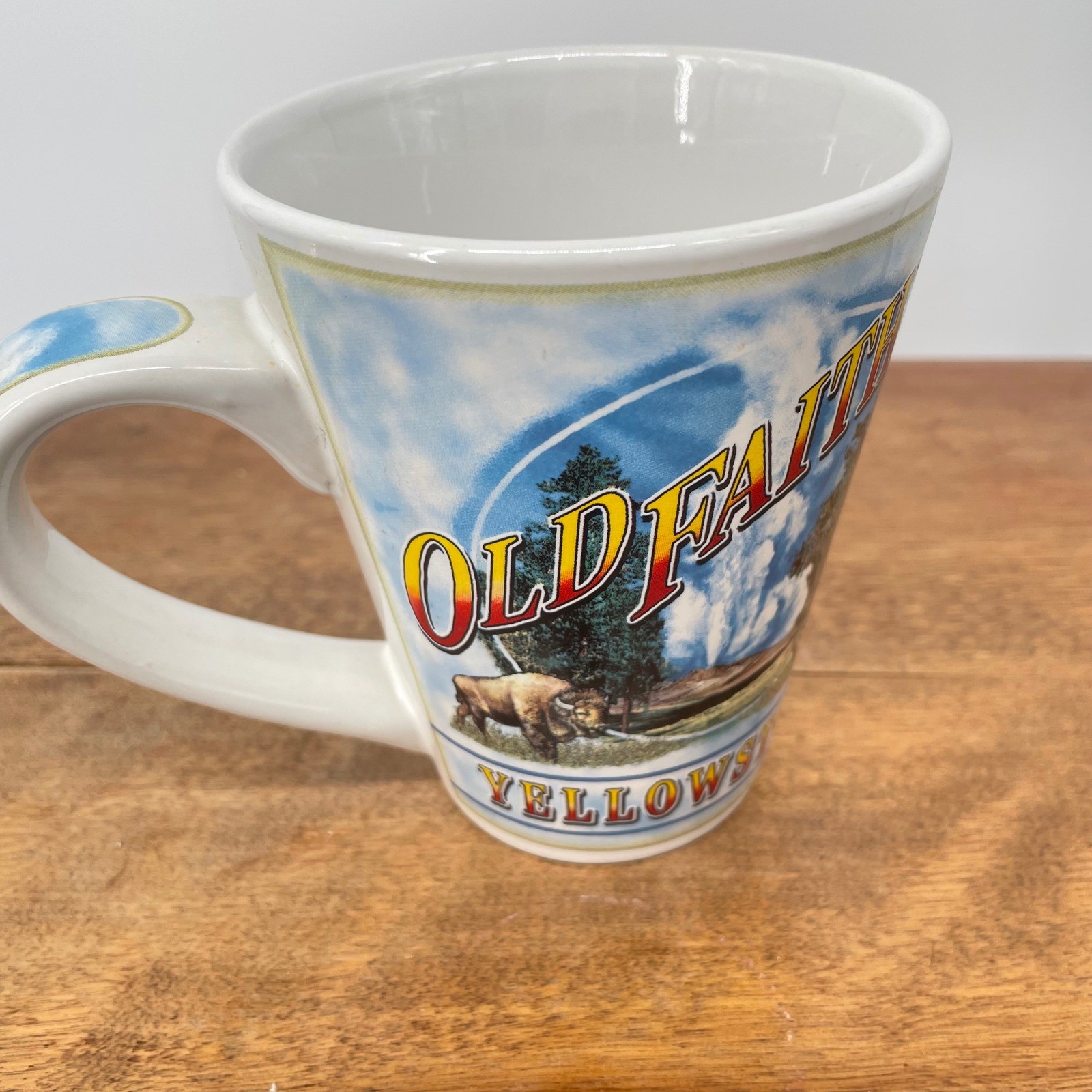 Polar Graphics Old Faithful Yellowstone Collage Mug 2007 Collectible Souvenir