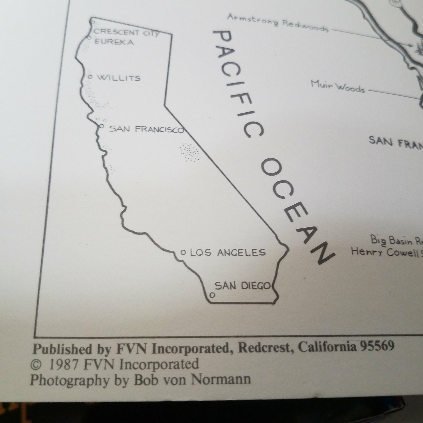 California Redwoods And The North Coast by Bob von Normann 1987 0915687003