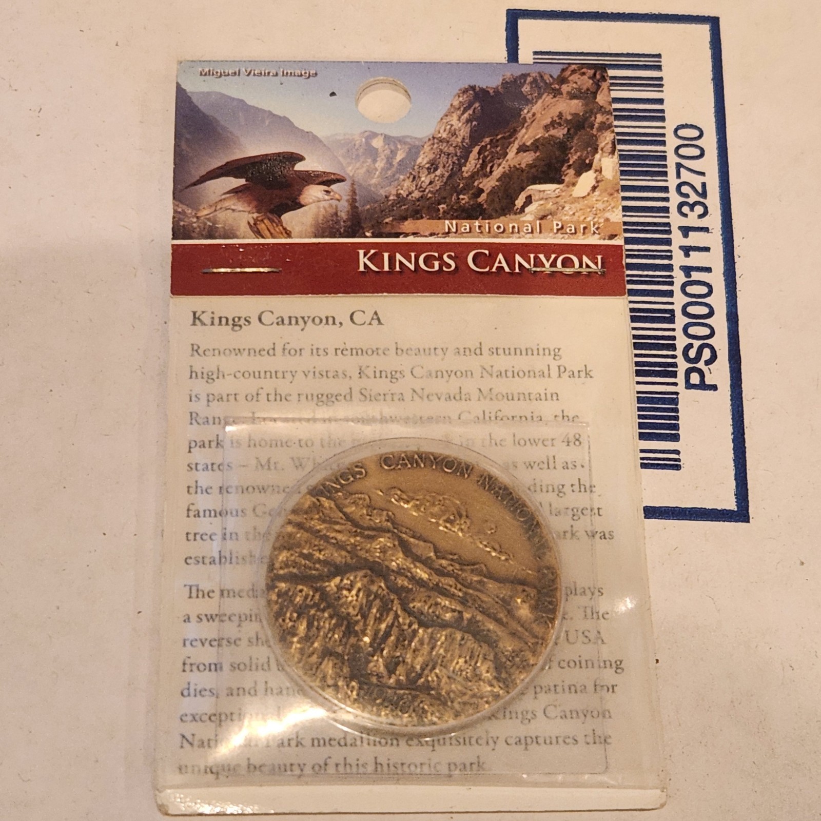 Kings Canyon National Park Commemorative Coin North West Territorial Mint New