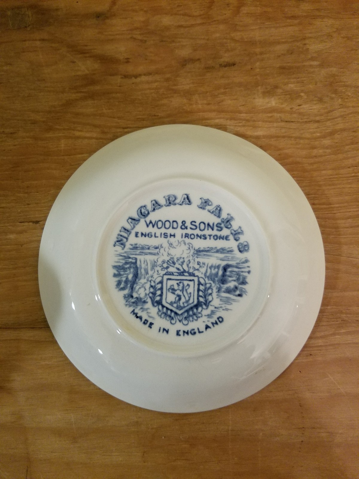 Niagara Falls Maid Of The Mist Wood & Sons Plate 4.5 “