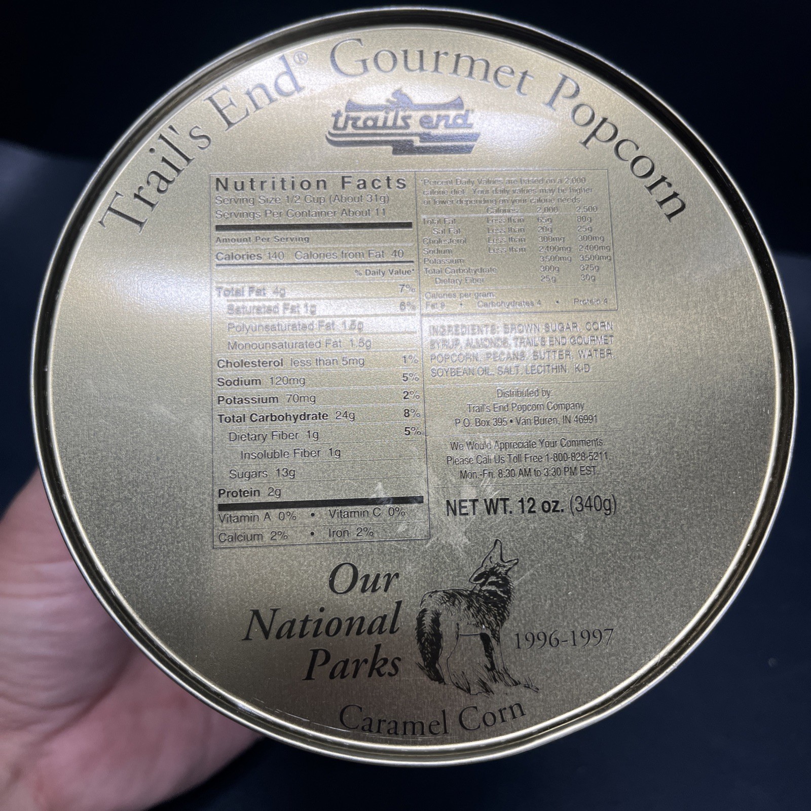 Vintage Yellowstone National Park and Grand Teton 1996-1997 Collectors Tin