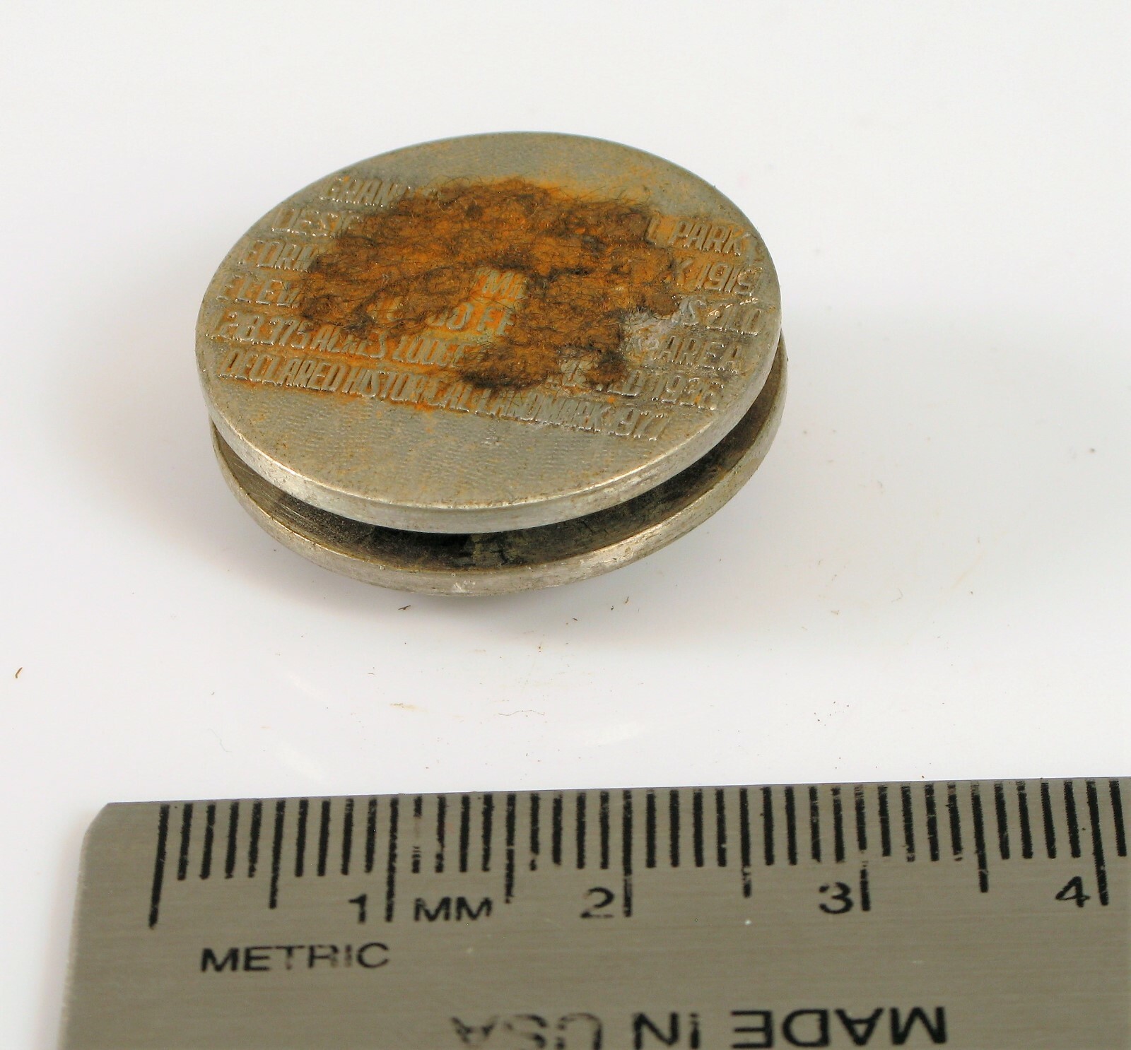 VTG DESIGNER BATES & KLINKE SOUVENIR FOB TOKEN WATCHTOWER GRAND CANYON NATL PARK