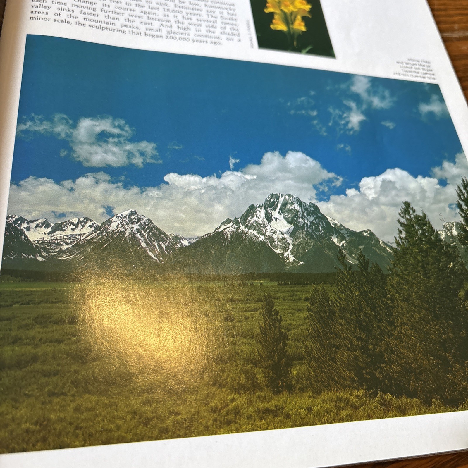 NATIONAL PARKWAYS GRAND TETON Softcover Book Michael Yandell 1976 Photos