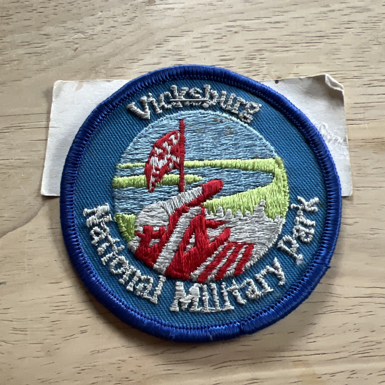 vintage Vicksburg national military park patch in Eastern National
