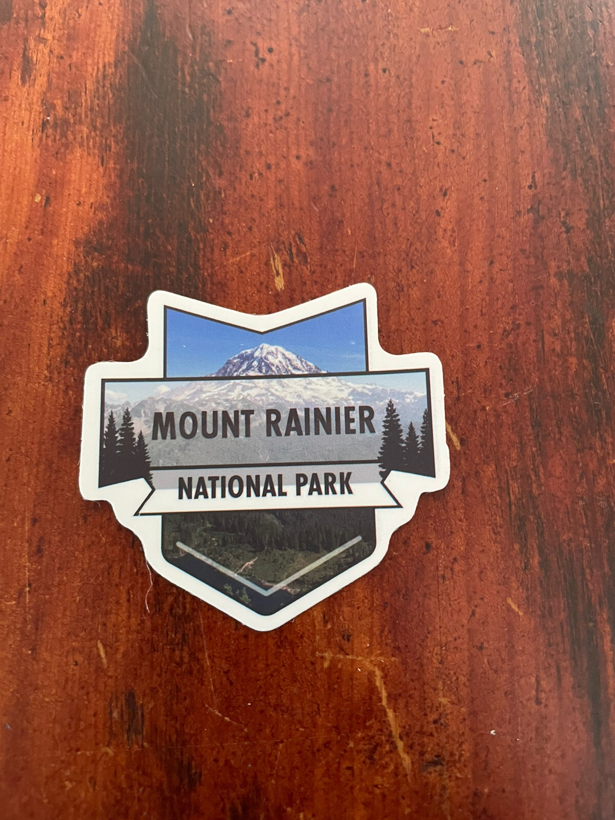 Mount Rainier National Park Outdoor Wilderness Sticker Decal