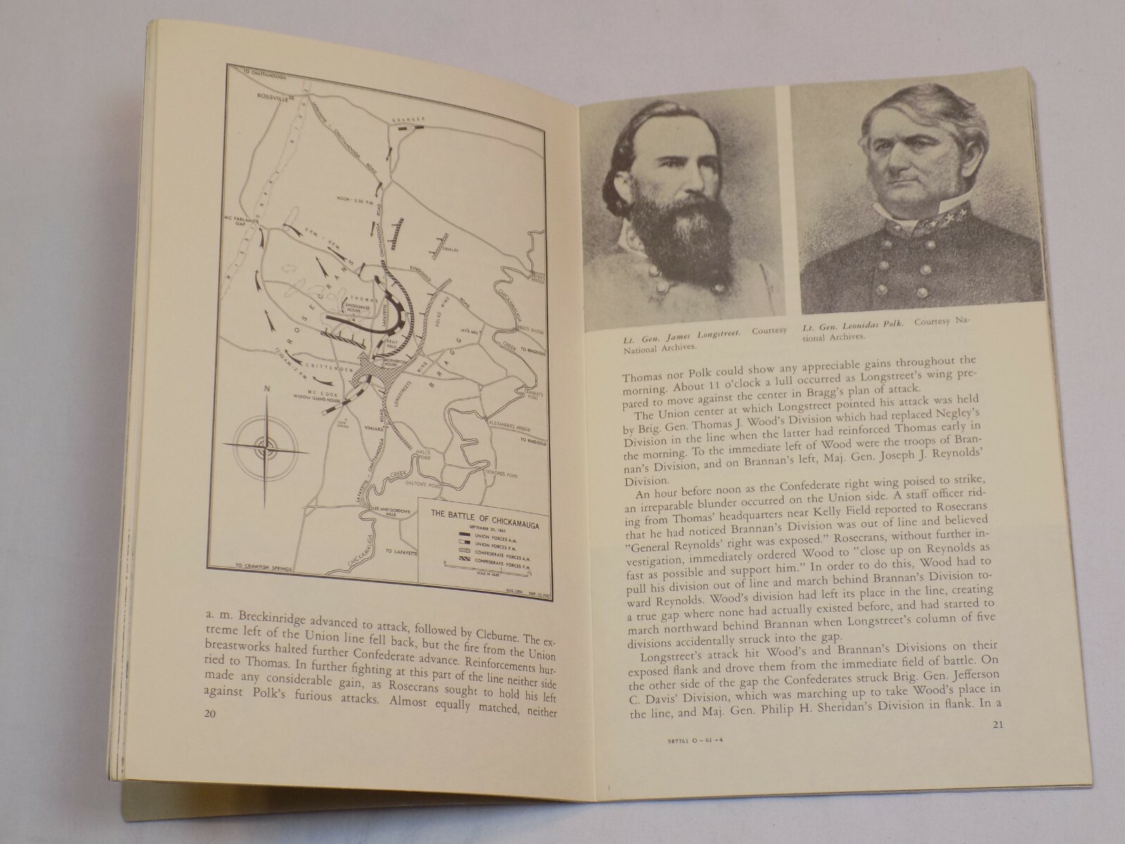 Chickamauga Chattanooga National Battlefield Military ParkService James Sullivan