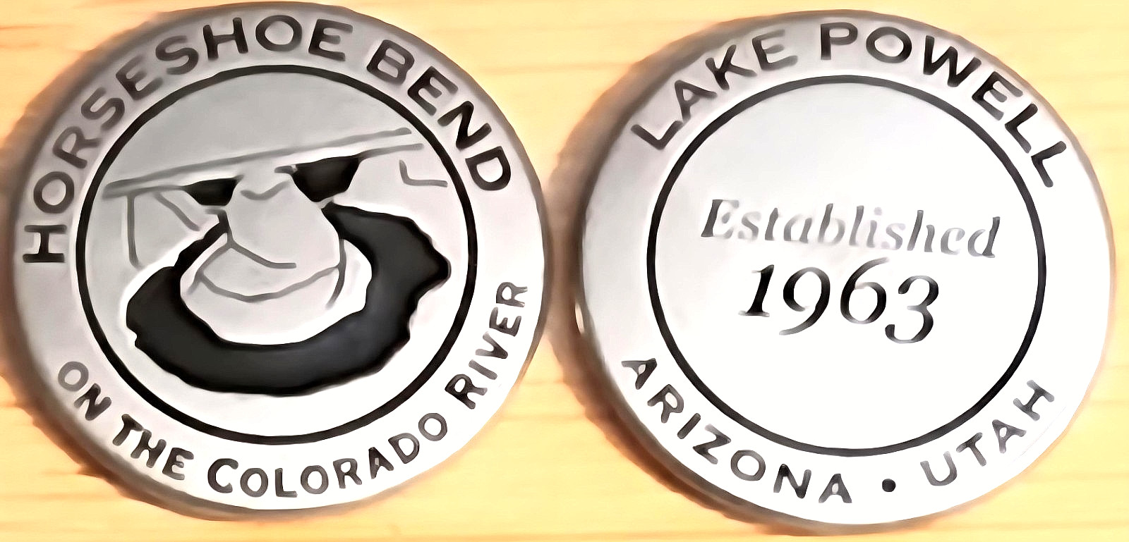 HORSESHOE BEND – LAKE POWELL – NATIONAL PARK TYPE TOKEN – ARIZONA – UTAH