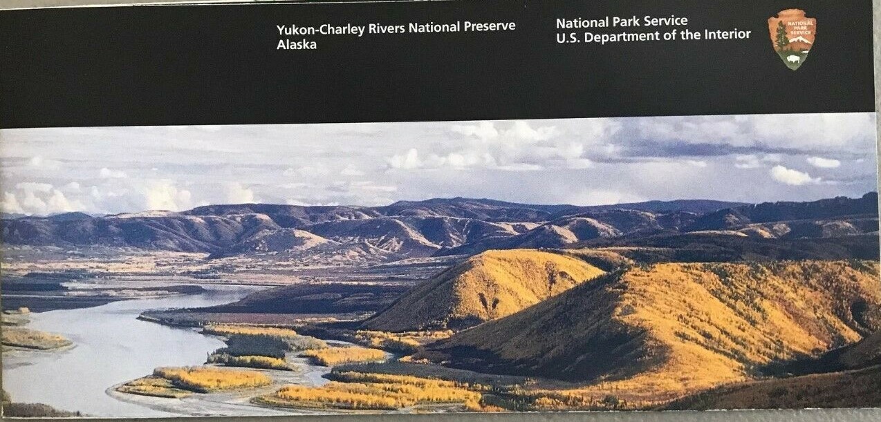 2008 YUKON CHARLEY RIVERS PRESERVE NATIONAL PARK SERVICE UNIGRID BROCHURE/MAP