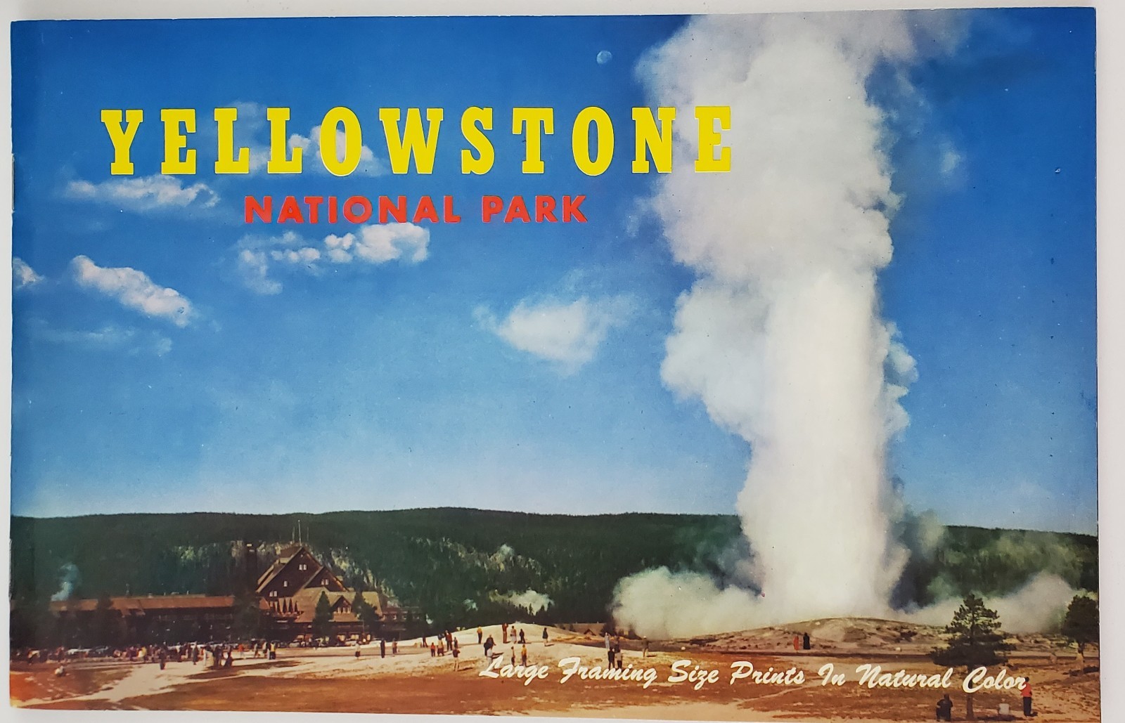 1960s Wyoming WY Yellowstone National Park Vintage Photo Travel Booklet Tourist