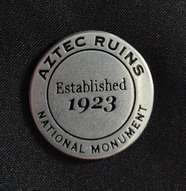 Aztec Ruins National Monument New Mexico Est 1923 National Park Coin Token