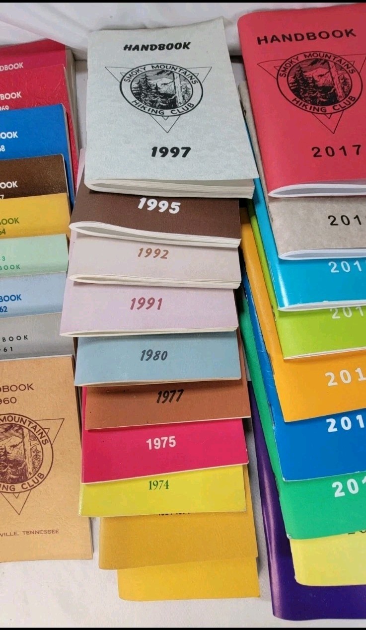 RARE Smoky Mountains Hiking Club Handbook Archive 1926-2017 (48 Vol) GSMNP AT