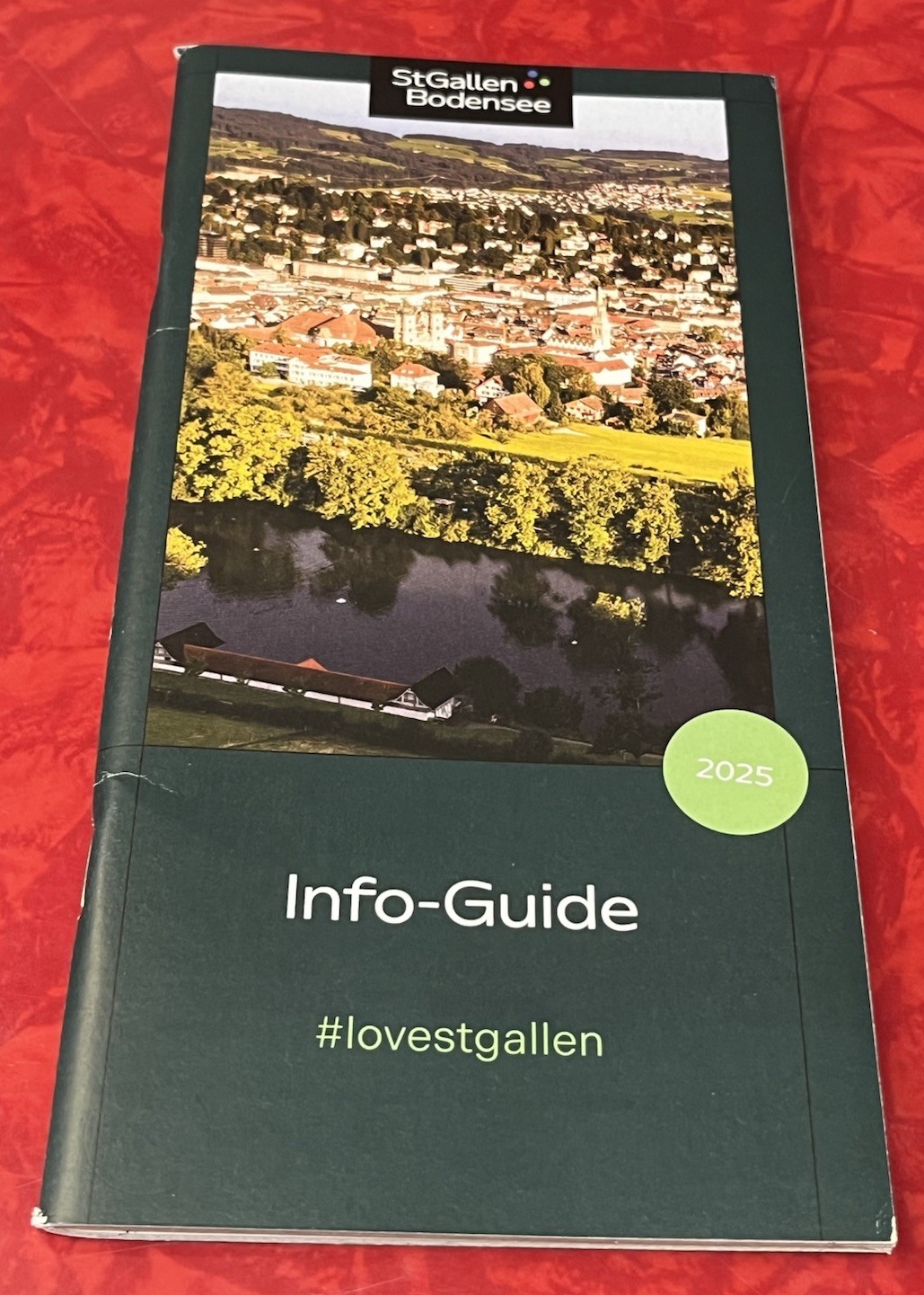 ST. GALLEN SWITZERLAND 2025 INFO-GUIDE BOOKLET in English & German