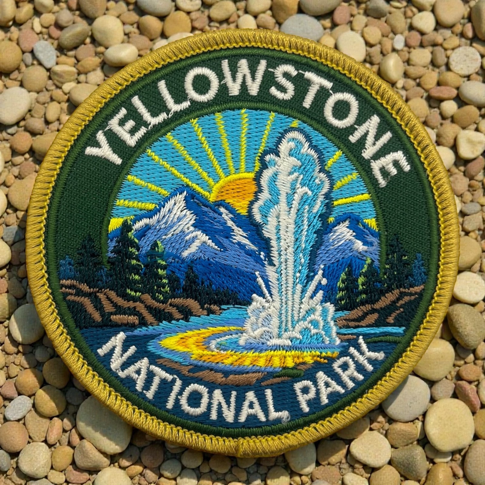 Yellowstone National Park Patch [Est. 1872] Travel, Camping, Hiking Yellow Stone
