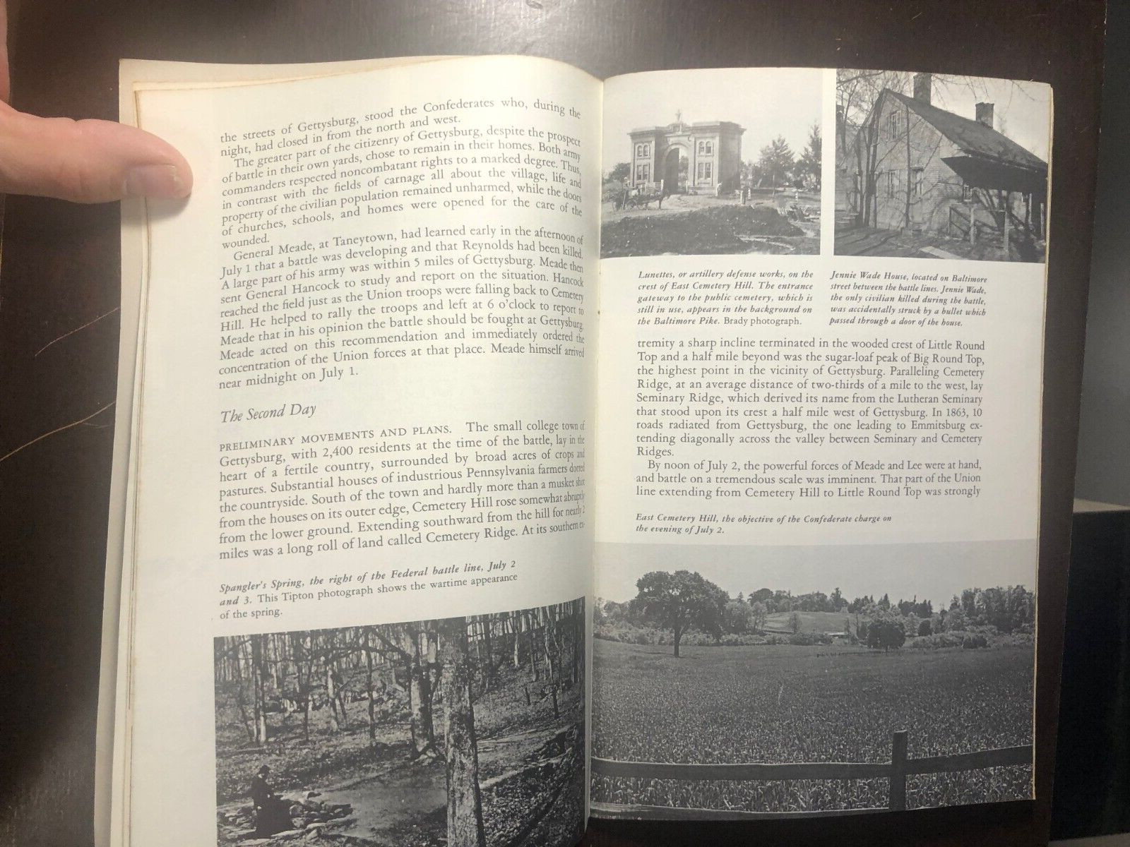 VINTAGE Gettysburg National Military Park Booklet / 1962