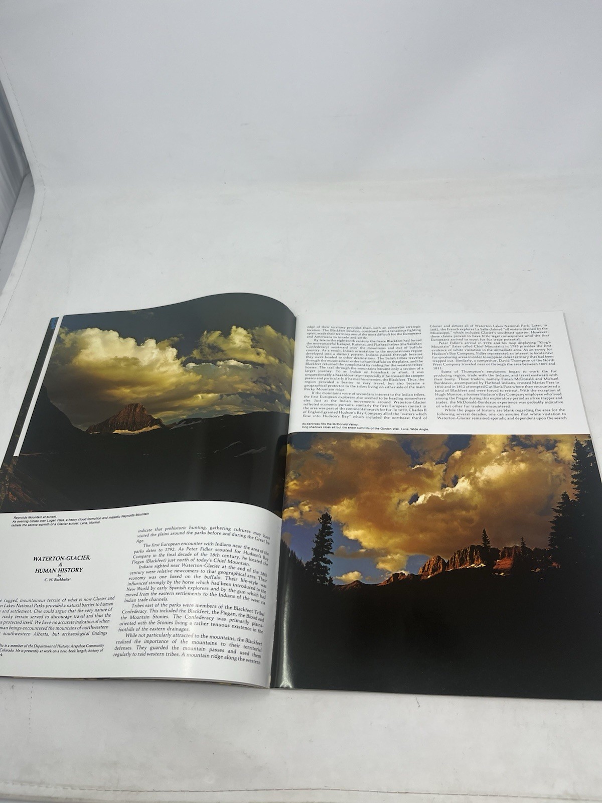 1974 National Parkways Guide To Glacier & Waterton Lakes National Parks