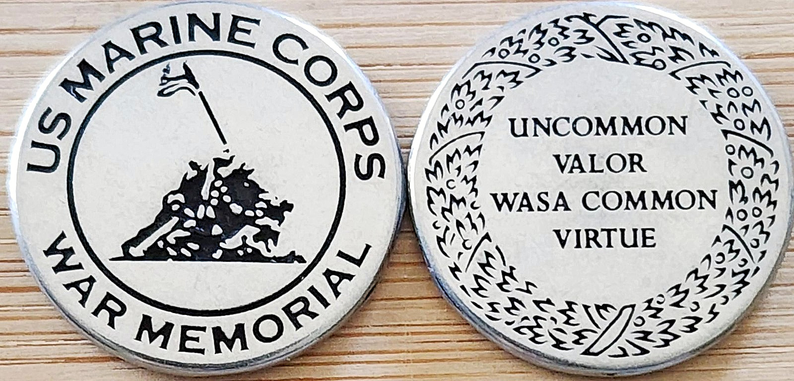 NEW LISTING – US MARINE CORPS WAR MEMORIAL – NATIONAL PARK TYPE TOKEN