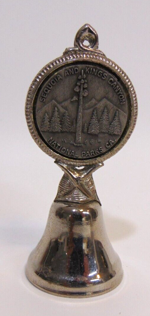 Sequoia & Kings Canyon National Parks California Bell Souvenir Vintage Collectib