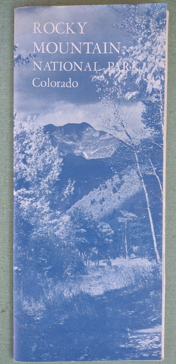 Rocky Mountain National Park 1963 Booklet Map