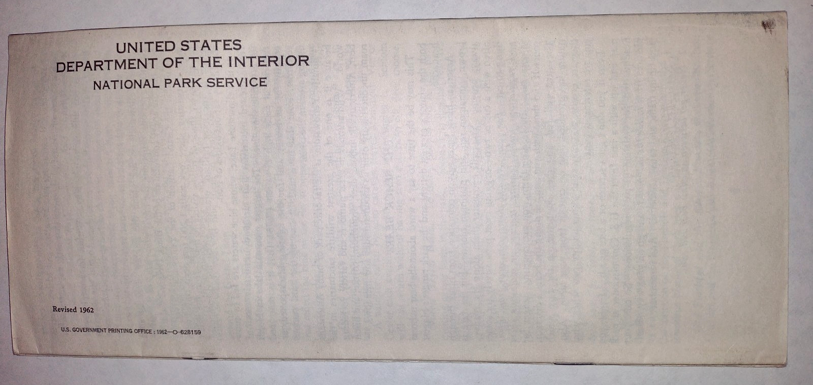 Yellowstone National Park Map Vintage Wyoming
