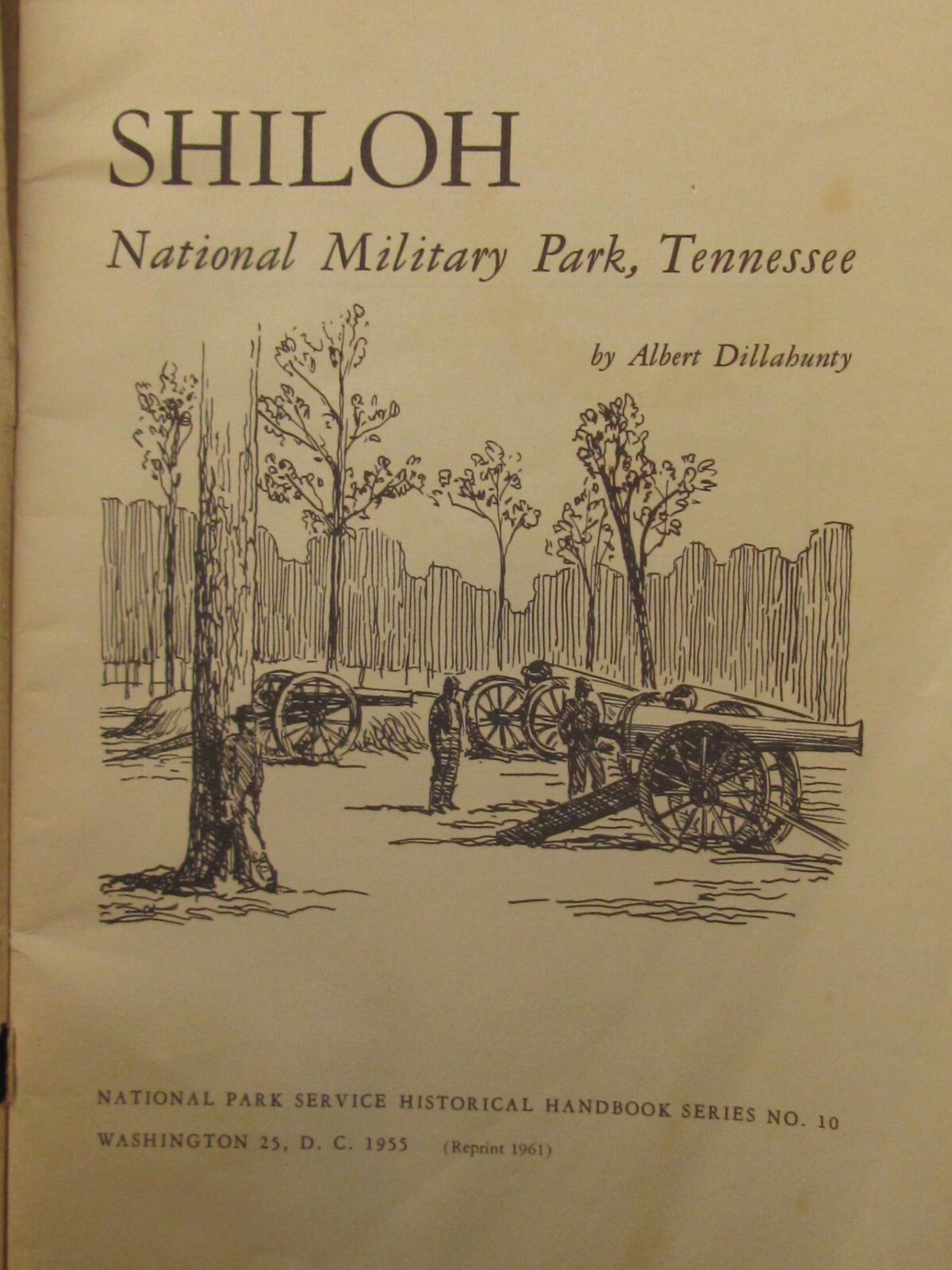 VINTAGE SHILOH NATIONAL MILITARY PARK, TENNESSEE. NATIONAL PARK SERVICE SERIES