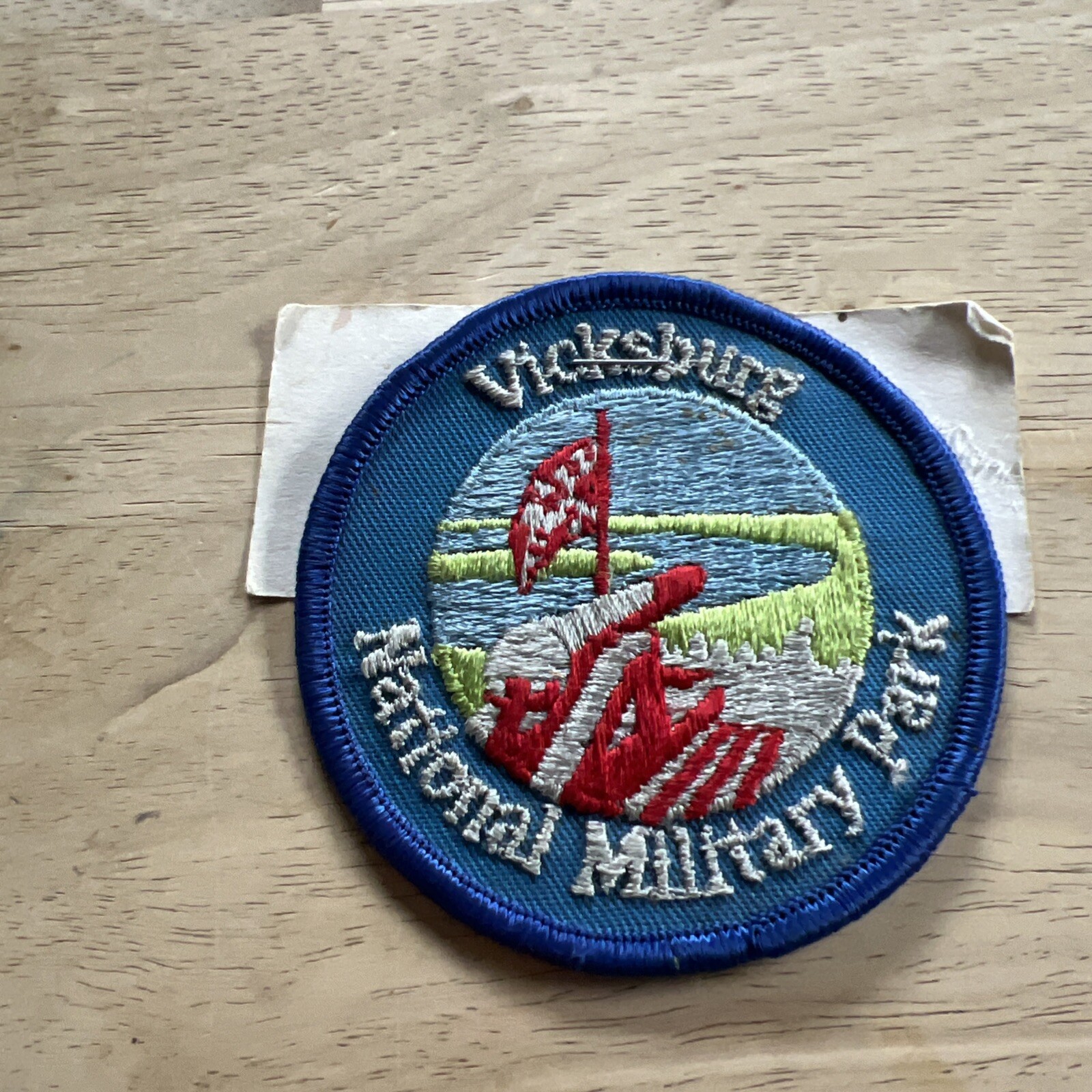 vintage Vicksburg national military park patch in Eastern National
