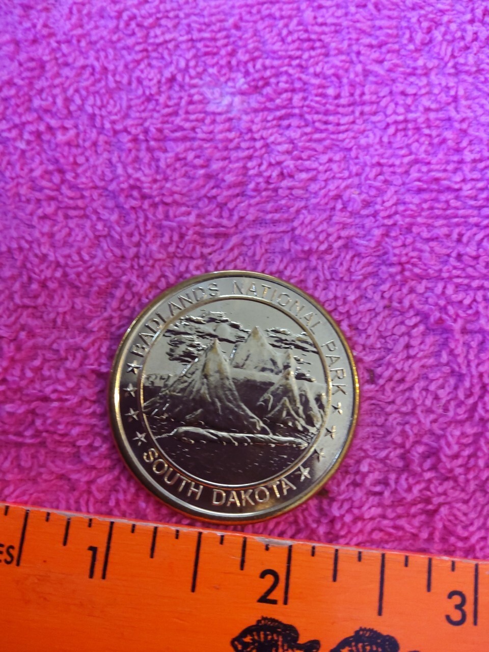 Badlands National Park South Dakota coin