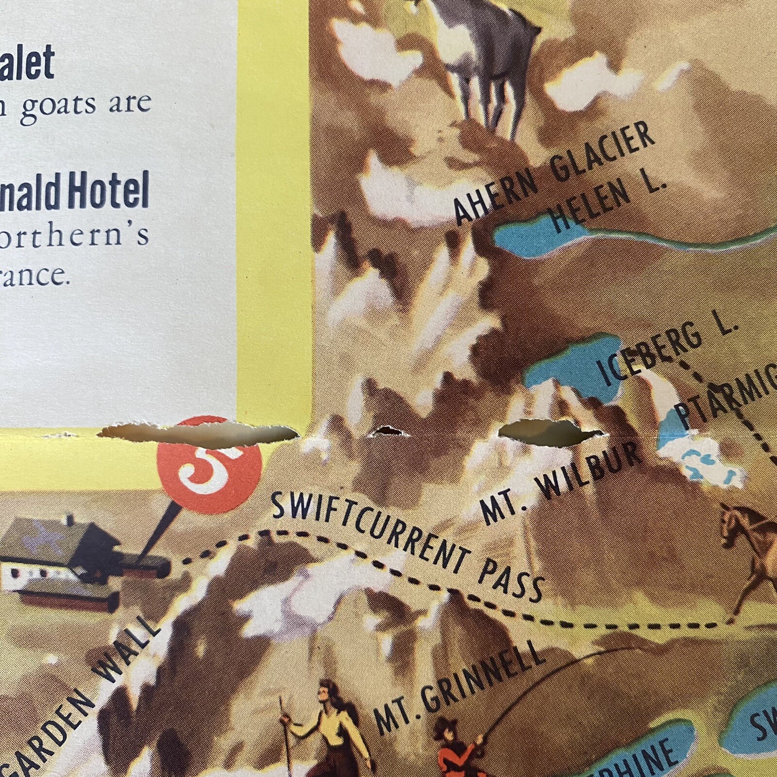 Glacier National Park Vintage Brochure Great Northern Railway Oriental Limited