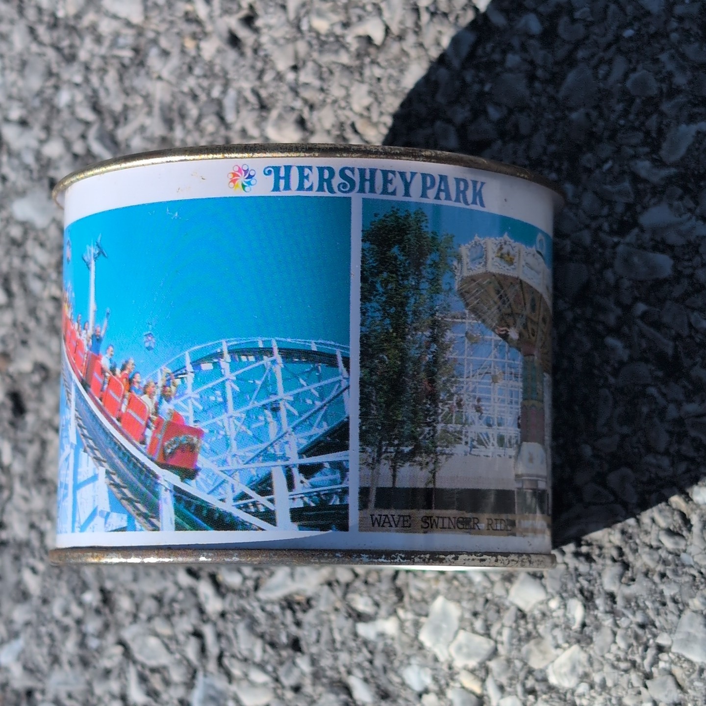 Vintage Hersheypark HERSHEY PA Comet SooperDooperLooper Tin Metal Souvenir Cup