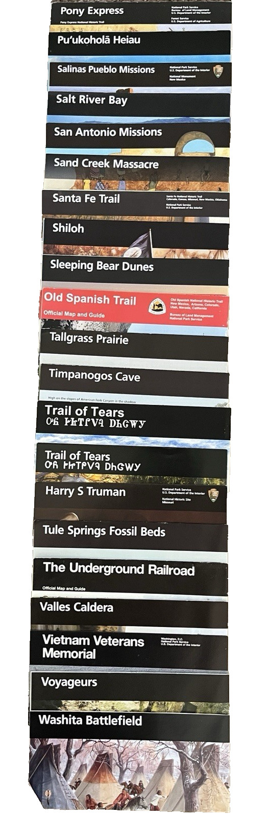 National Parks, USFWS, US Forest Service Brochures, Guide Books, Jr Rangers, CD!