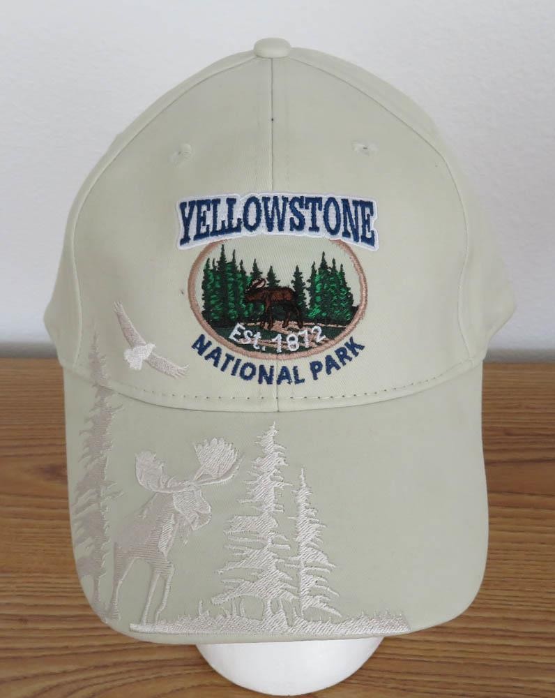 Light Tan Yellowstone National Park Baseball Cap