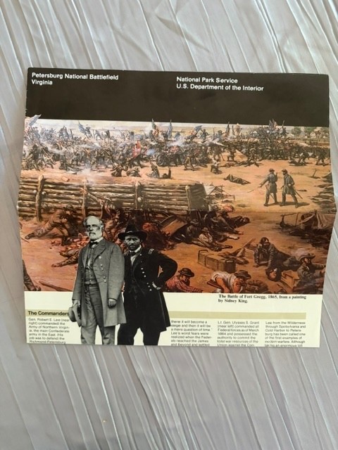 PETERSBURG NATL BATTLEFIELD VIRGINIA NATL PARK SERVICE BROCHURE 1999 4 x 8.30