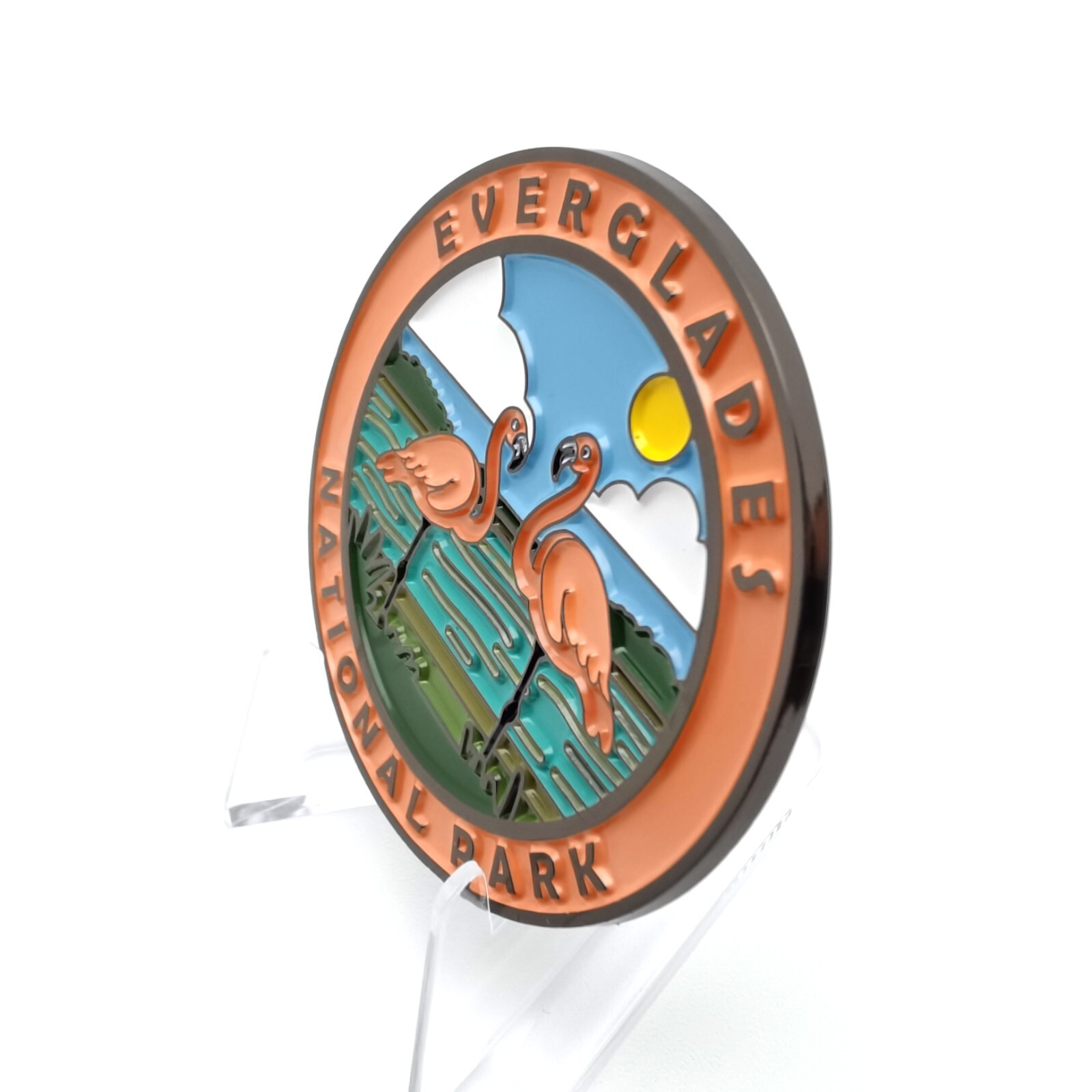 Cre8Travel Everglades National Park Collectible Magnet – Enamel Finish, 52mm New