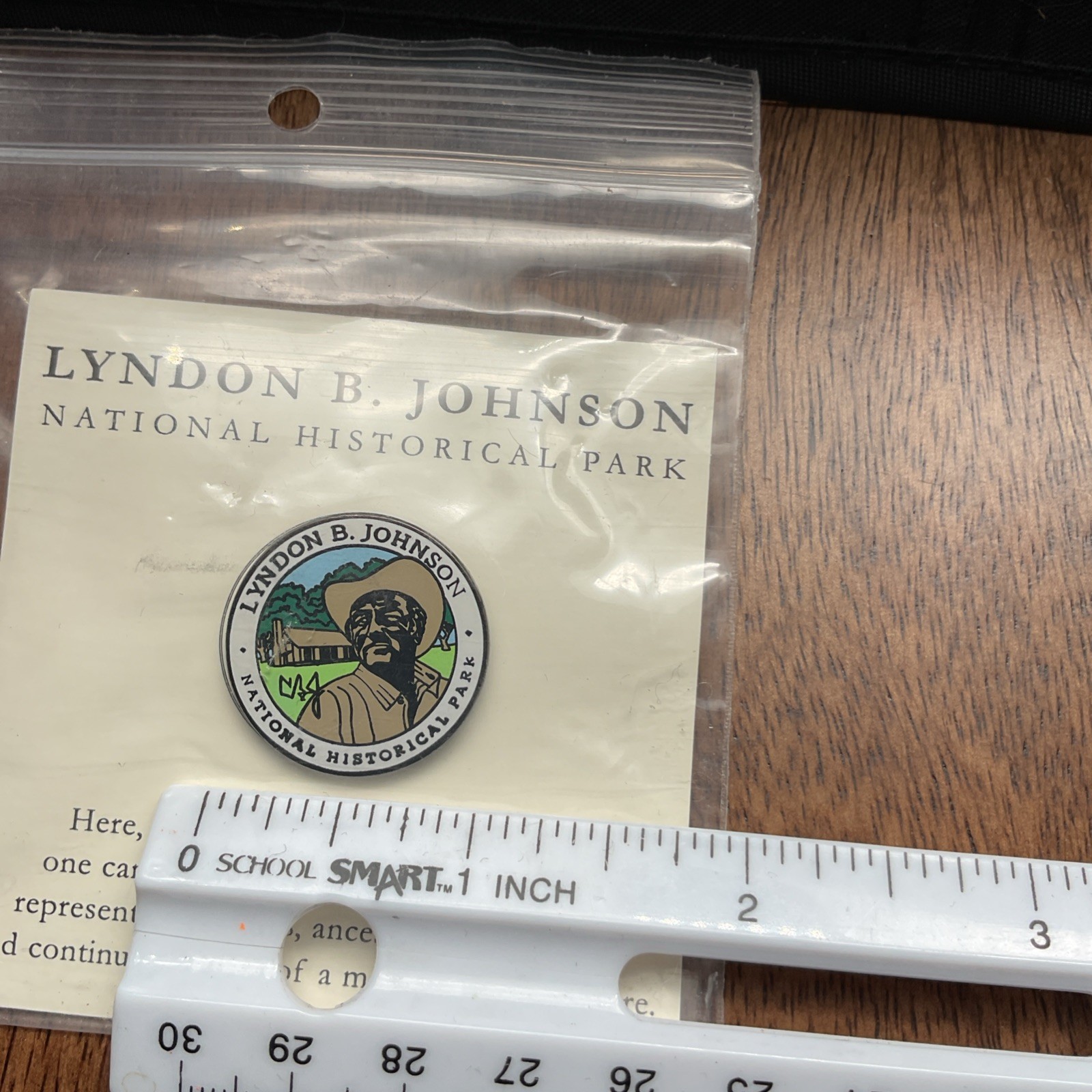 Lyndon B Johnson National Historical Park Texas Travel Souvenir Lapel Pin New!