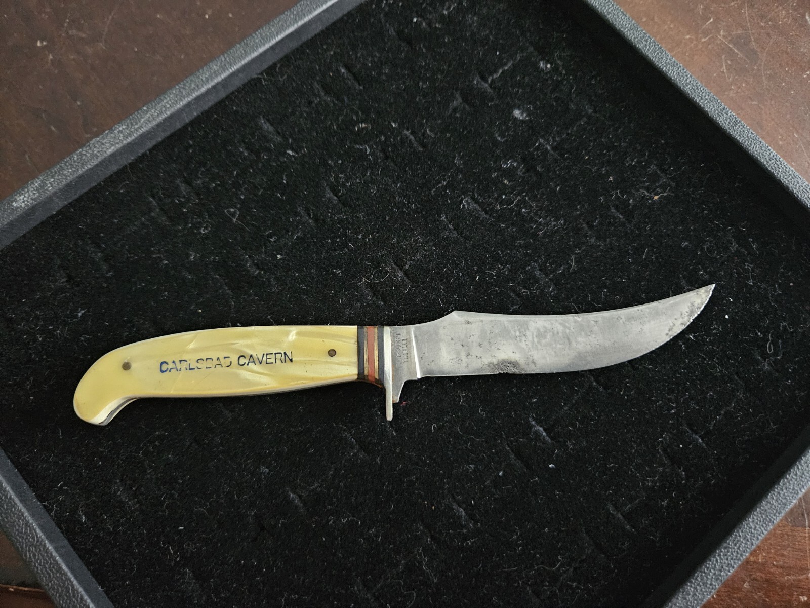 VINTAGE 1950s CARLSBAD CAVERN NAT’L PARK NEW MEXICO SOUVENIR WESTERN KNIFE USA