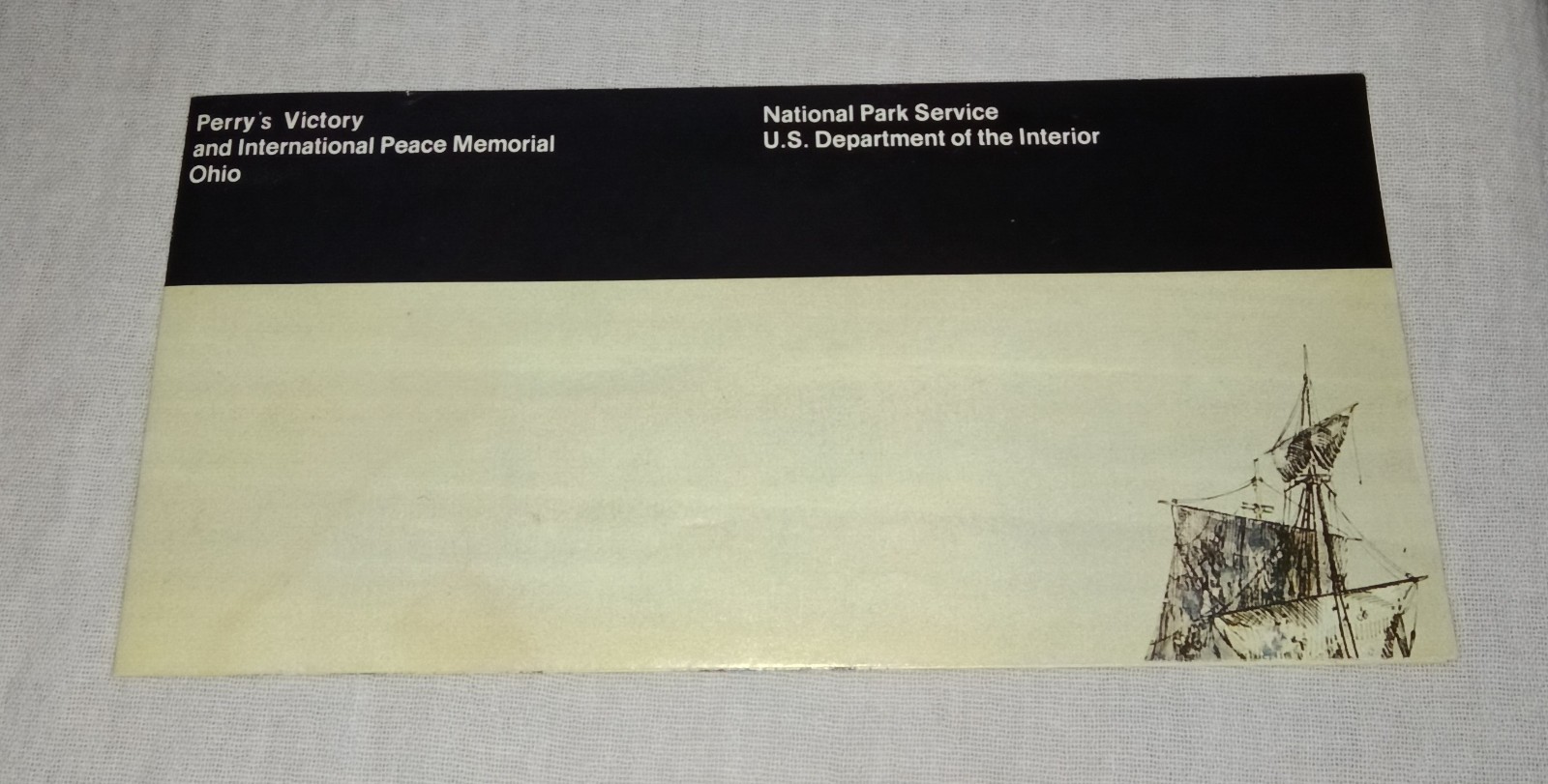 PERRY’S VICTORY OHIO NATIONAL PARK SERVICE UNIGRID BROCHURE MAP