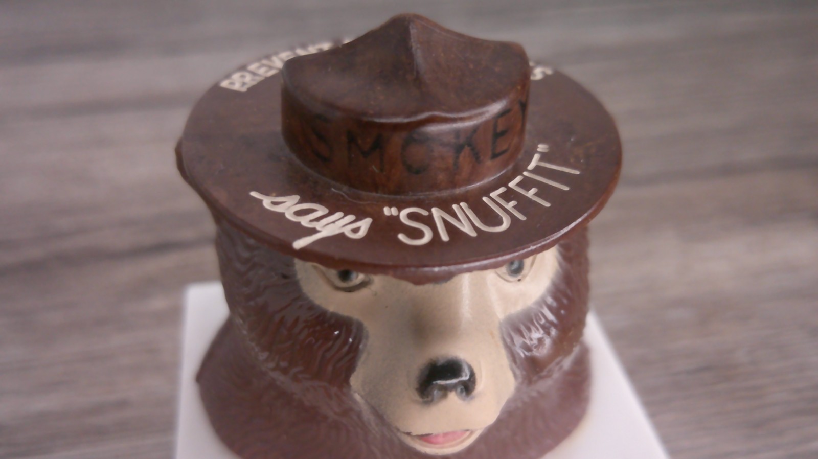 Blue Ridge oparkway advertising cigarette snuffer smokey the bear 1960’s Z132